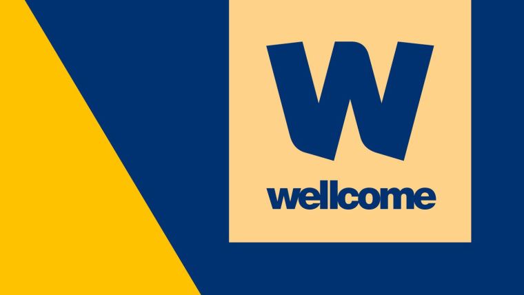Image shows the Wellcome logo with the caption: Funded by Wellcome to advance science so no one is held back by mental health problems.