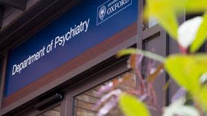 Entrance to the Department of Psychiatry building