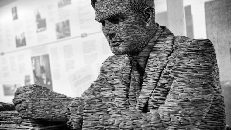 Computer generated Image of Alan Turing